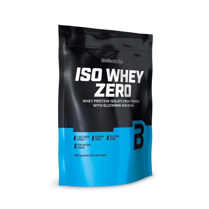 

Протеин BioTech Iso Whey Zero 500 грамм Солёная карамель