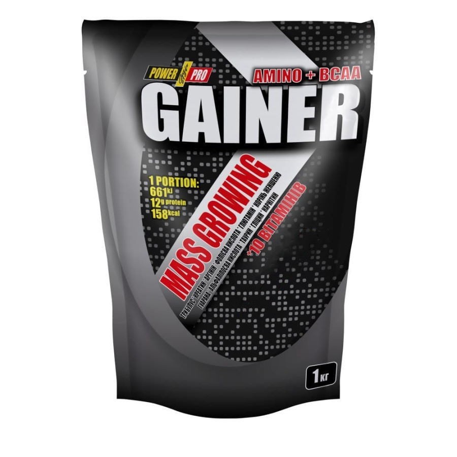 

Гейнер Power Pro Gainer 1 кг Банан
