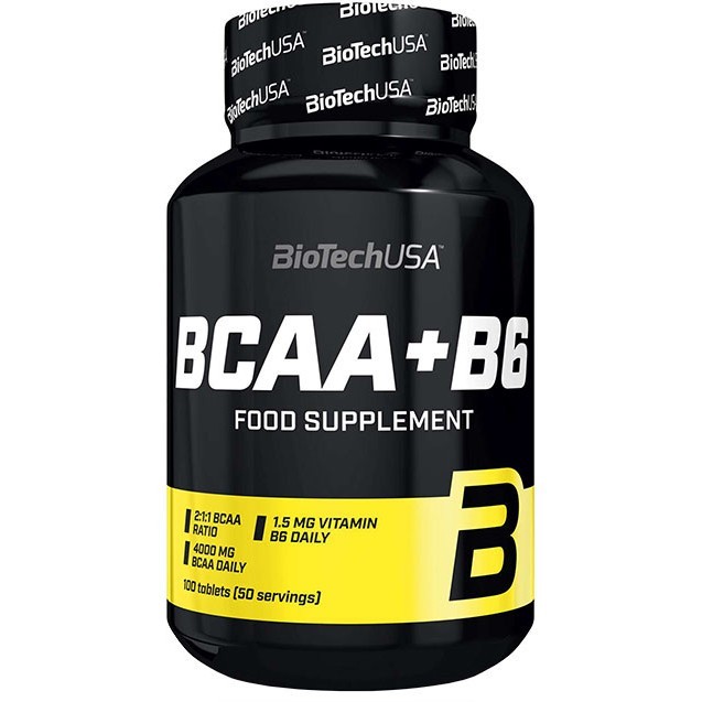 

Аминокислота BioTech BCAA + B6 100 таблеток