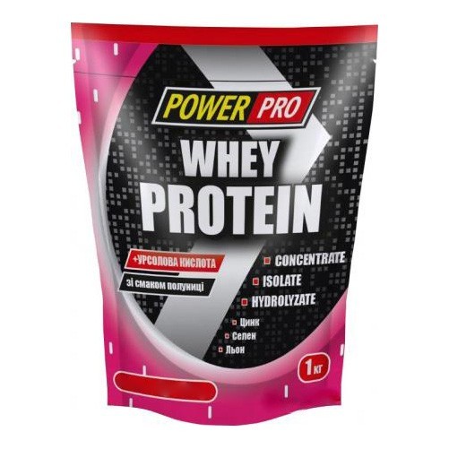 

Протеин Power Pro Whey Protein 1 кг Клубника