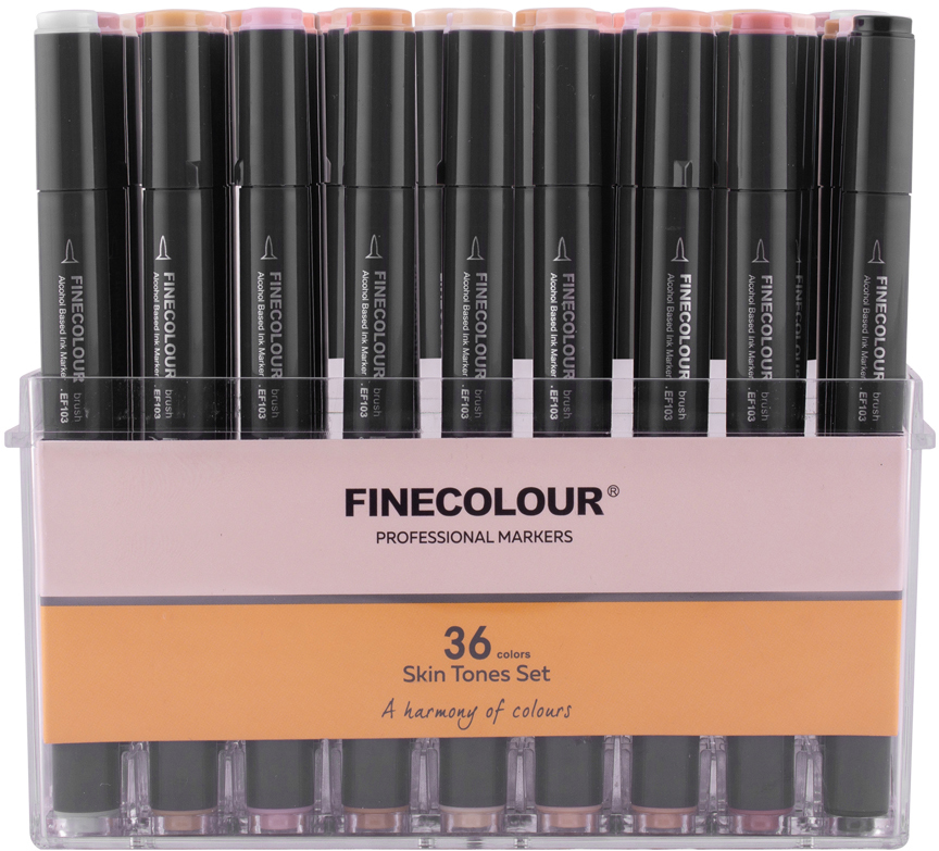 

Набор маркеров Finecolour Brush-mini Skin SET 36 цветов (EF103-FS36)