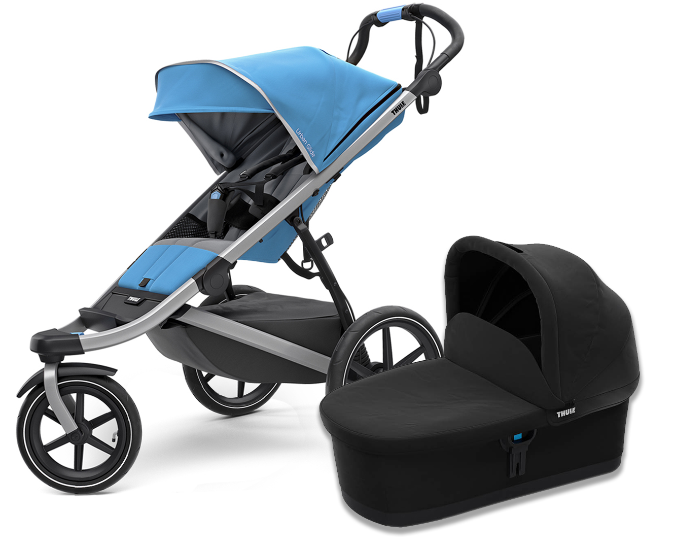 

Детская коляска с люлькой Thule Urban Glide 2 (Blue) (TH 10101926-20110748)