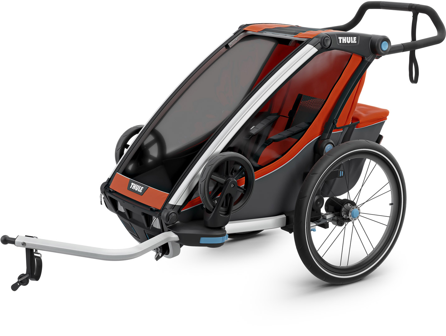 

Детская коляска Thule Chariot Cross 1 (Roarange-Dark Shadow) (TH 10202012)