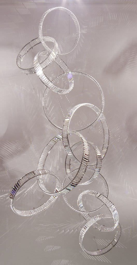 

Тросовая серия подвесных люстр Circle Chrome Crystal 059989/600 cr