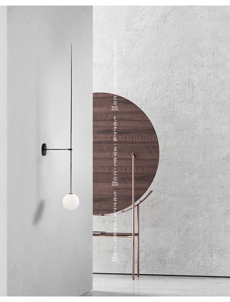 

Настенные светильники Globe wall lamp 051079/1 w bk