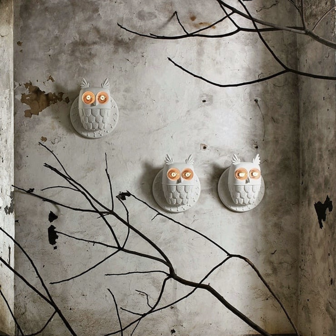 

Настенная серия светильников Owl Wall LightOwl 050278/2w wt
