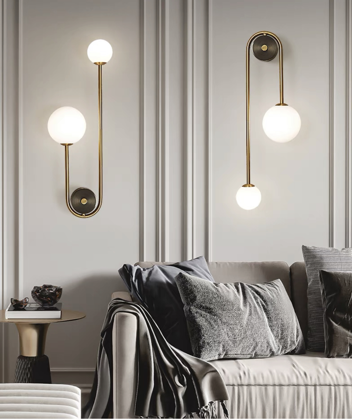 

Настенные светильники Vick 2 Pair Wall lights 050661/2w gd