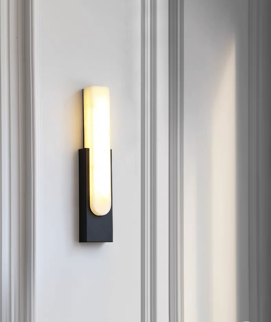 

Настенные светильники Marble wall Lamp 054039/1w bk-wt