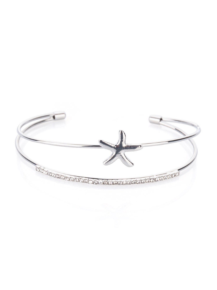 

Браслет родий (бр-рдй-147) L-19, D-2