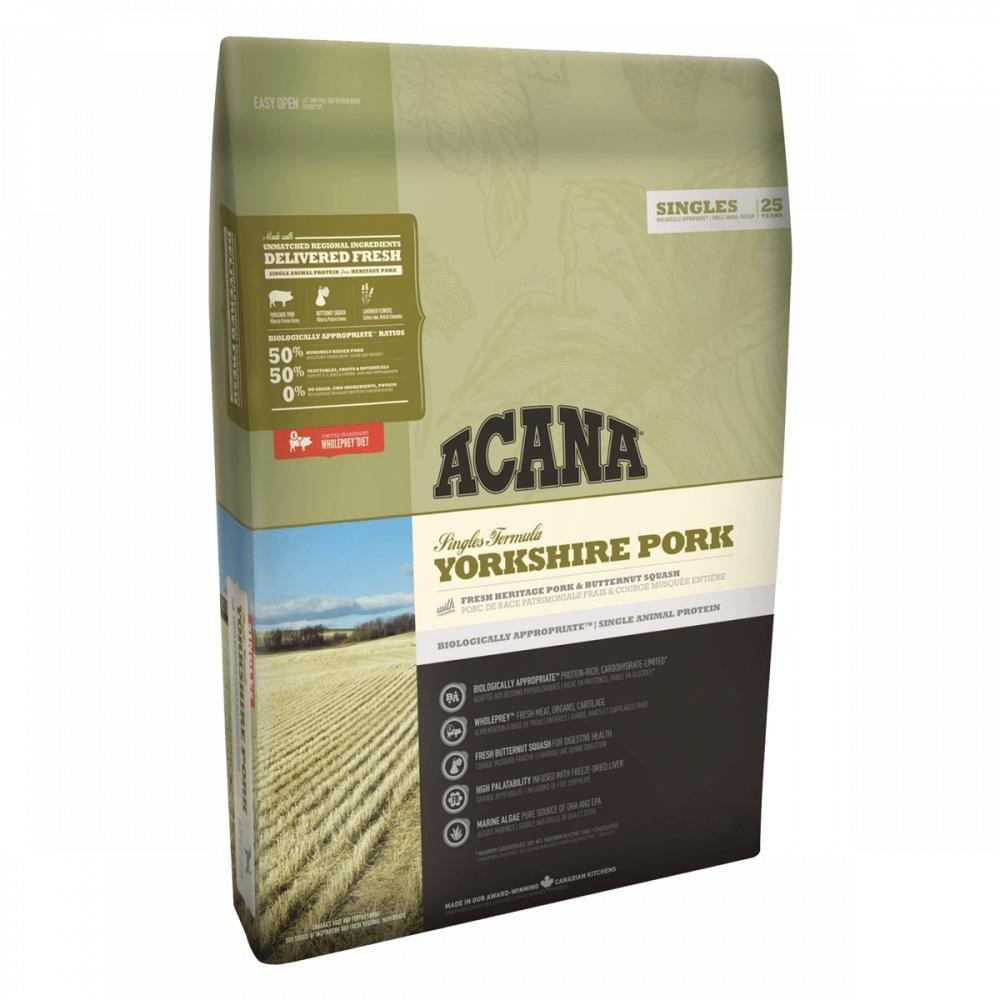 

Сухой корм ACANA Yorkshire Pork для для собак с чувствительным пищеварением любой породы 6 кг (776164797)