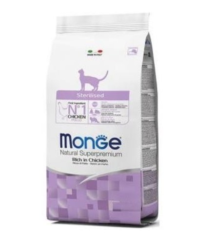 

Сухой корм для кошек Monge Cat Sterilized для стерилизованных всех пород 10 кг