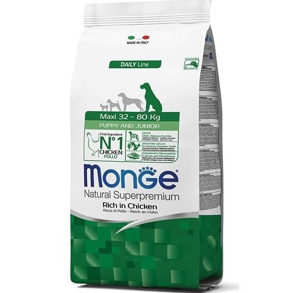 

Сухой корм Monge Dog Maxi Puppy & Junior для щенков крупных пород собак 15 кг