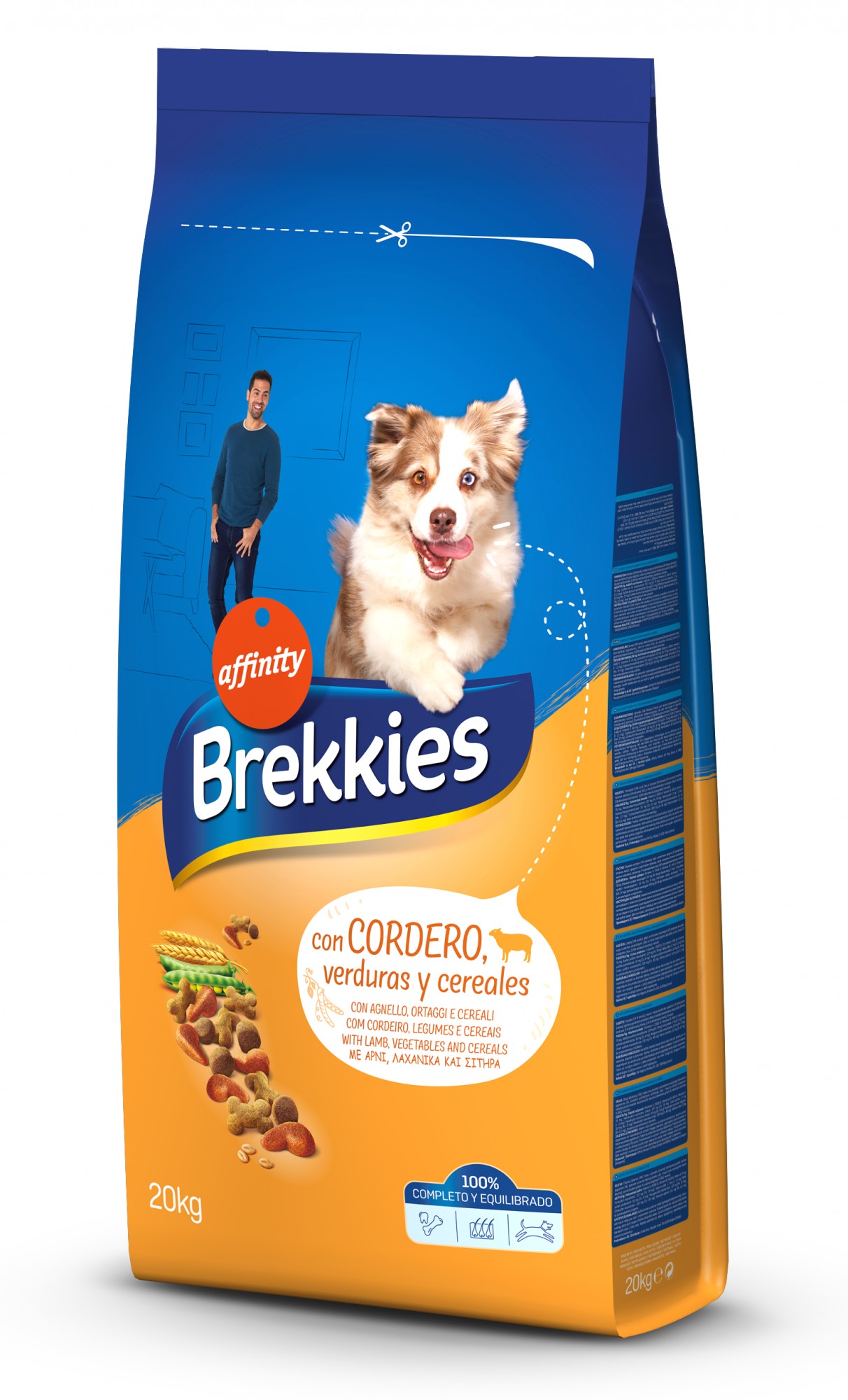 

Сухой корм Brekkies Dog Fish для собак с лососем, тунцом и овощами 20 кг