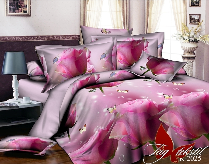 

Семейный комплект постельного белья R2025