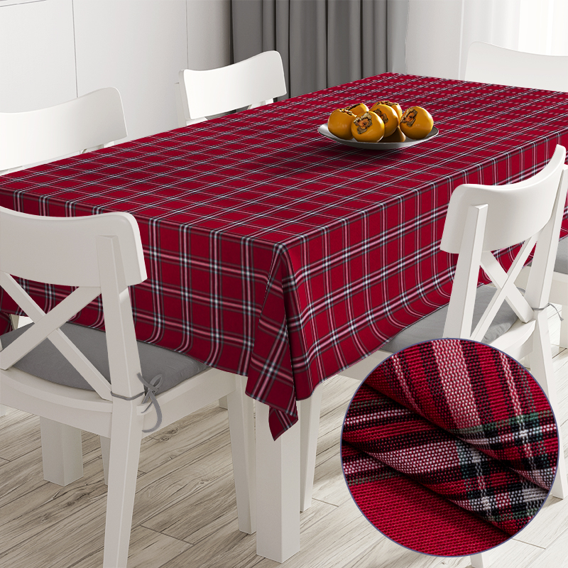 

Новогодняя скатерть Time Textile Glencolt Красный TT154760 6 салфеток