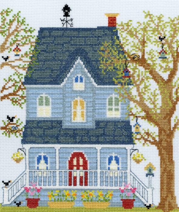 

Набор для вышивания крестом New England Homes: Spring Дома Новой Англии: Весна XSS1 Bothy Threads