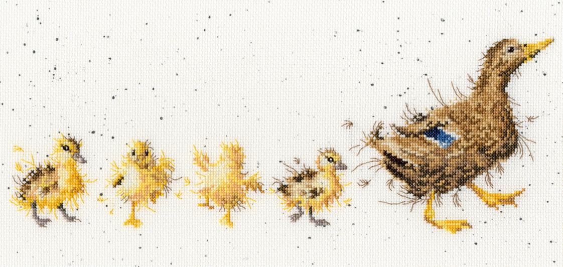 

Набор для вышивания крестом Mother Duck Мать утка XHD81 Bothy Threads