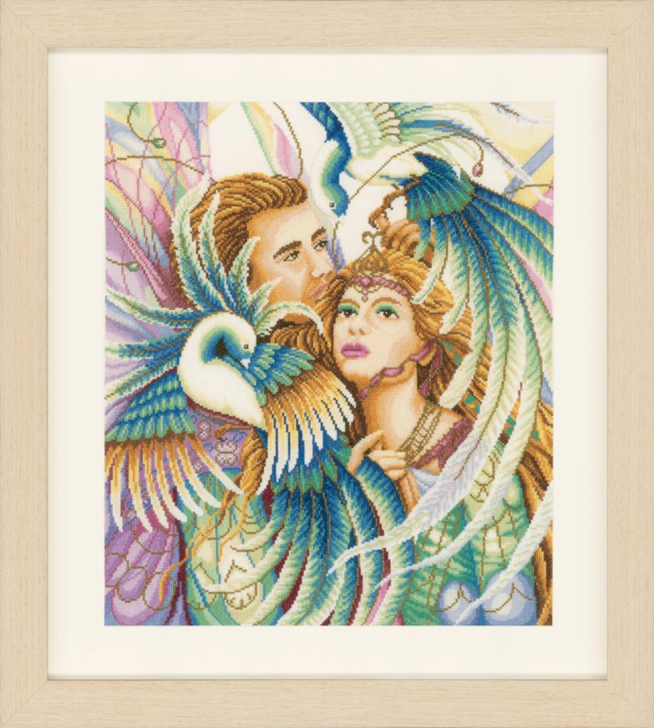 

Набор для вышивки крестом LanArte Birds of paradise Райская птица PN-0144563