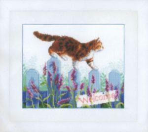 

Набор для вышивки крестом Vervaco The cat is exploring the garden Кот изучает сад PN-0146502
