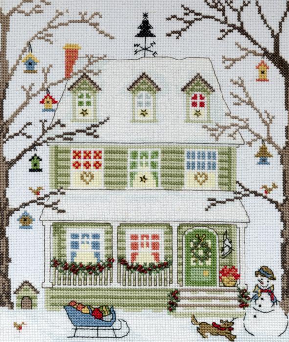 

Набор для вышивания крестом New England Homes: Winter Дома Новой Англии: Зима XSS4 Bothy Threads
