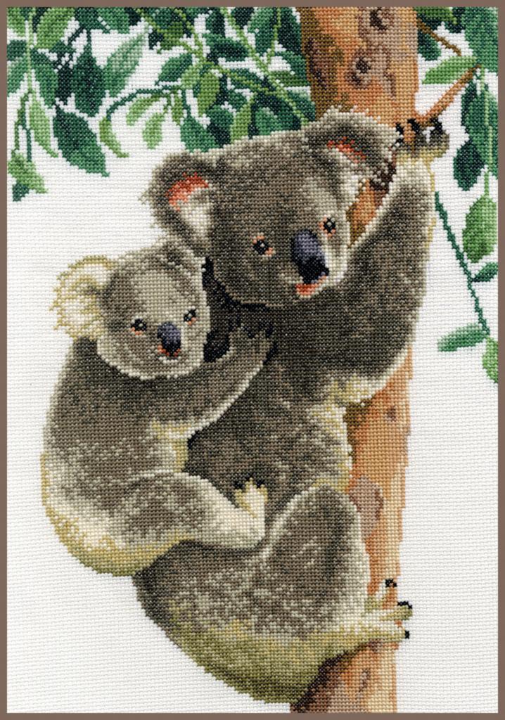 

Набор для вышивки крестом Vervaco Koala with baby Коала с младенцем PN-0158414