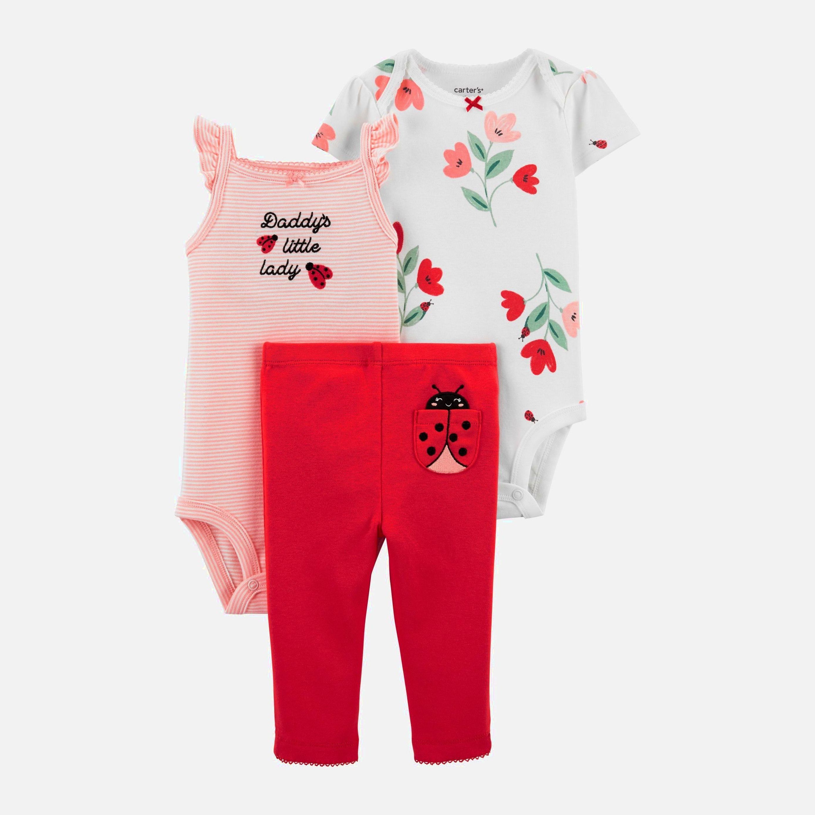 

Комплект (боди 2 шт + леггинсы) Carters 1K443210 92 см 600 R Red