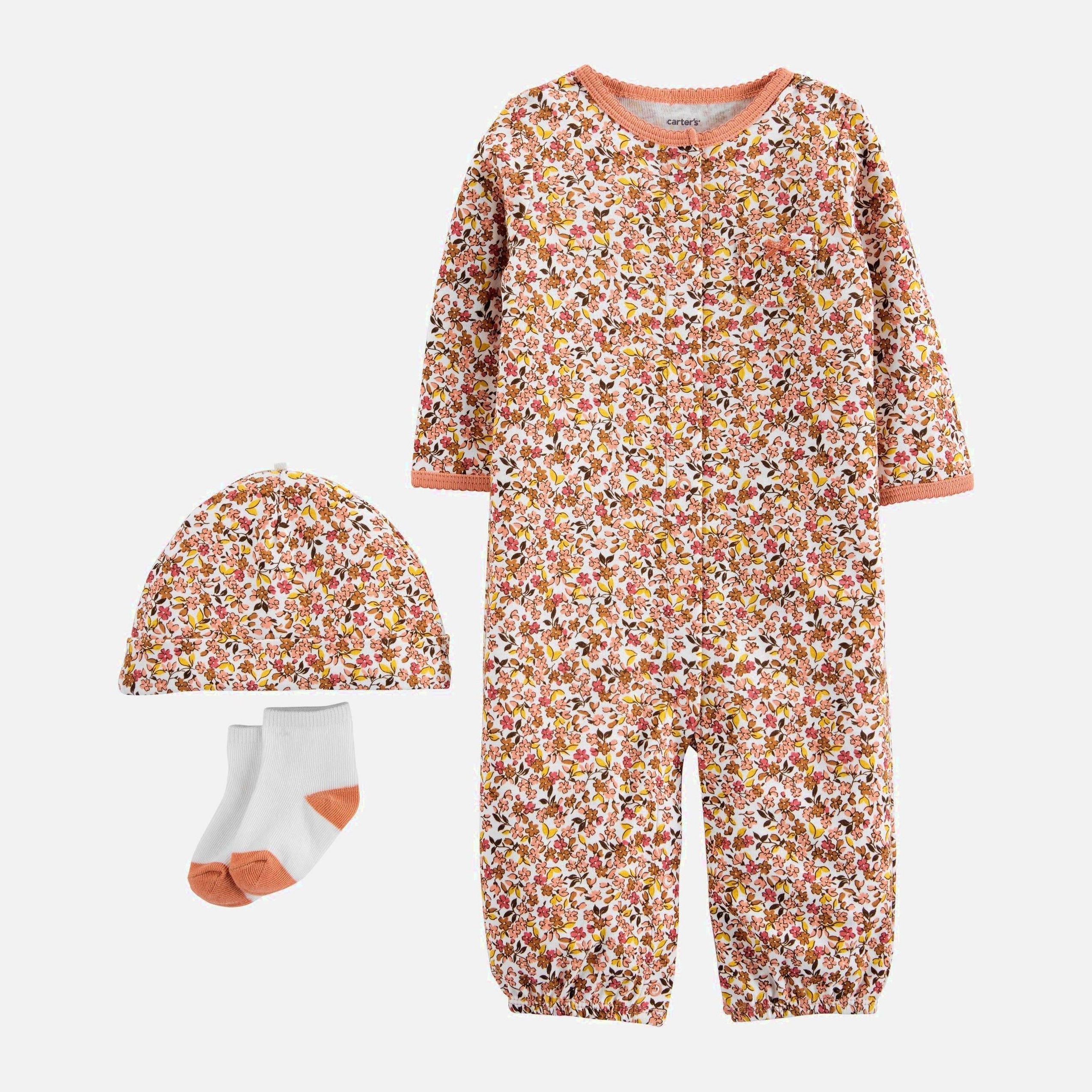 

Комплект (шапочка + человечек + носочки) Carters 1J655210 68 см 969 PRT Print