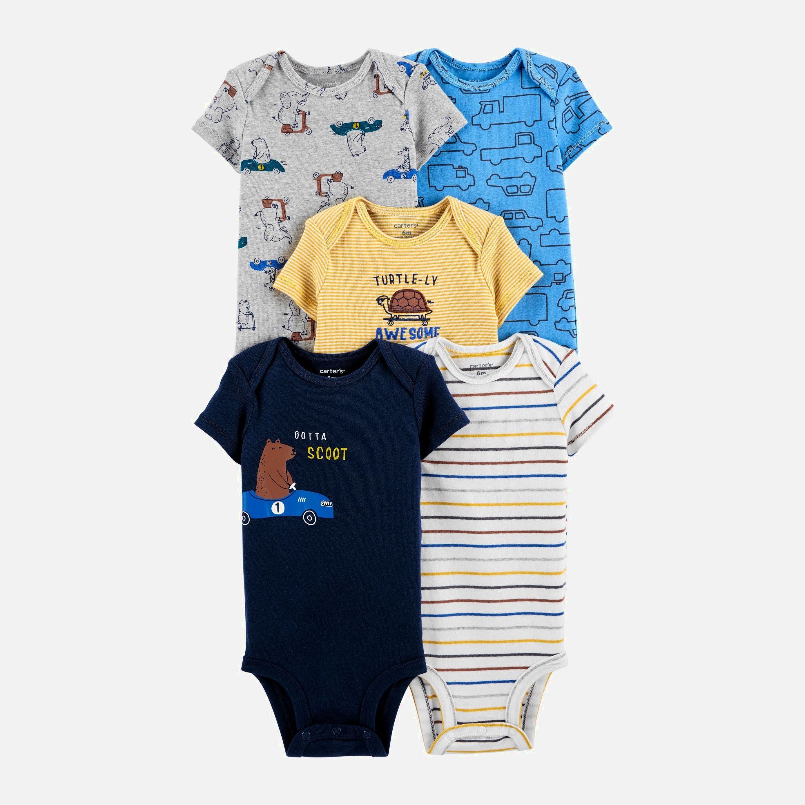 

Боди-футболка Carters 1J981810 92 см 5 шт 998 ASST Assorted-ST