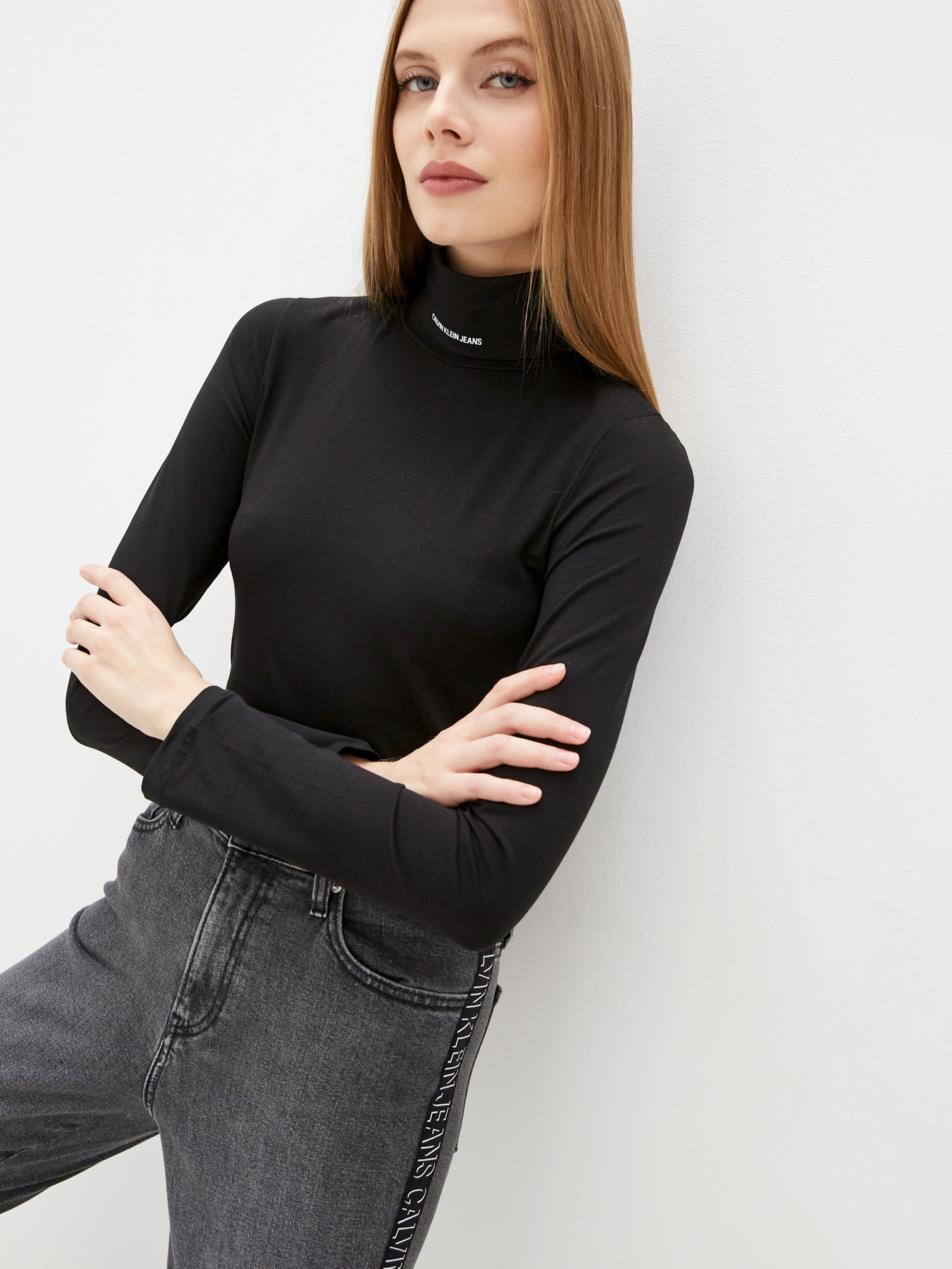 

Водолазка Calvin Klein Jeans J20J216784-BEH  Черная, Водолазка Calvin Klein Jeans J20J216784-BEH S Черная