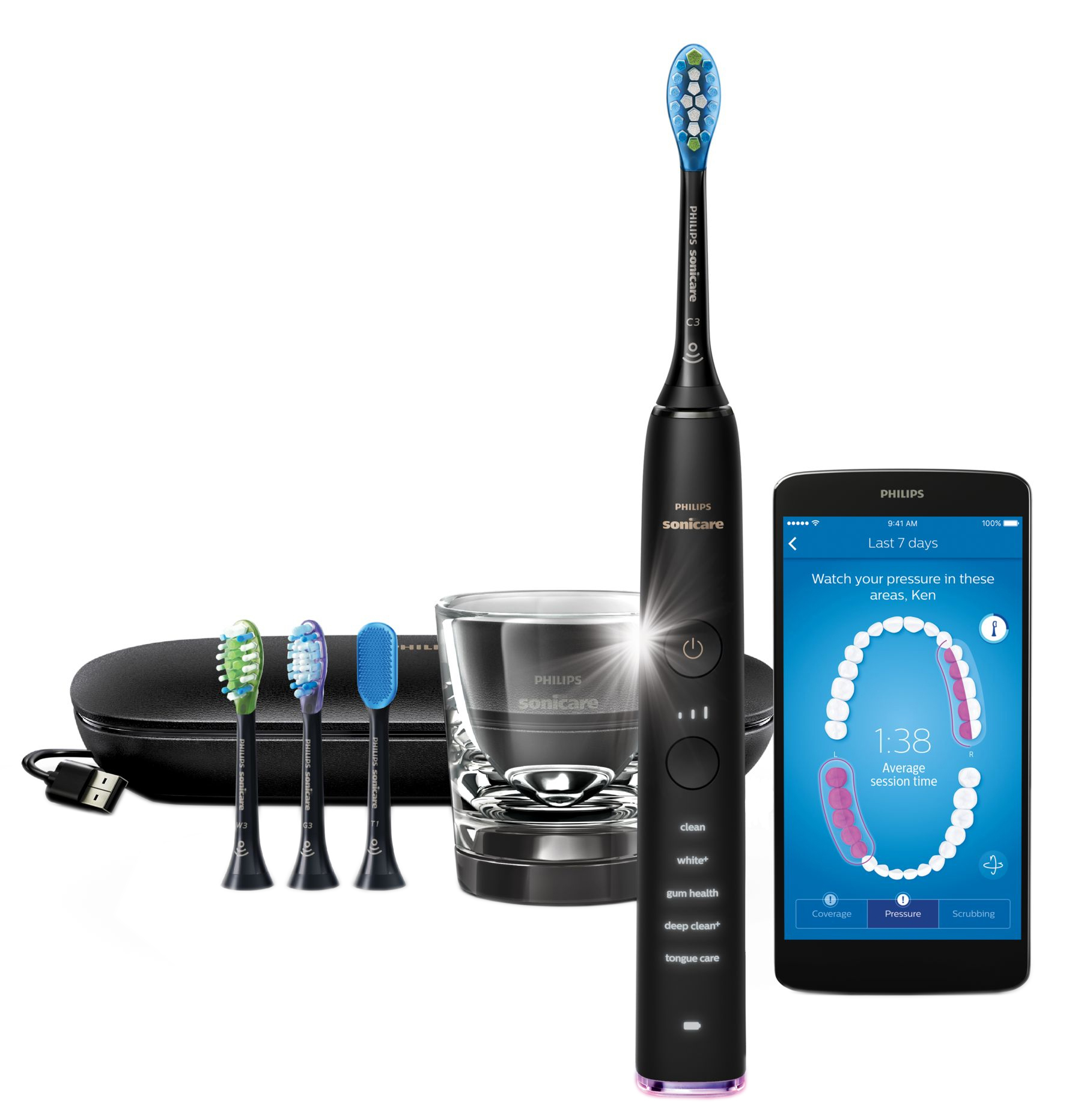 

Электрическая зубная щетка PHILIPS Sonicare DiamondClean Smart HX9924/17