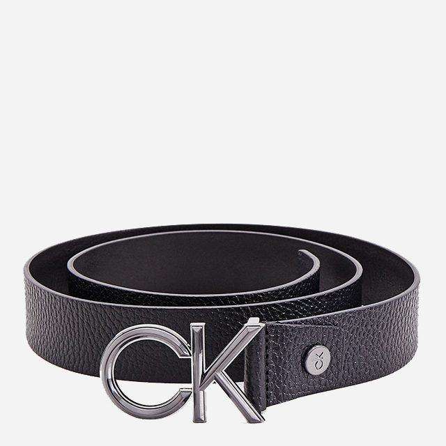 

Мужской ремень кожаный Calvin Klein Jeans K50K507558-BAX 85 см Черный