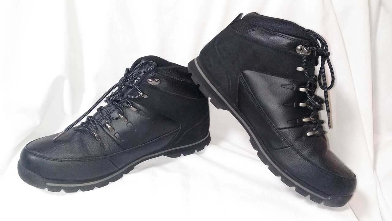 

Ботинки мужские демисезонные кожаные черные Firetrap Rhino Boots (размер 44)
