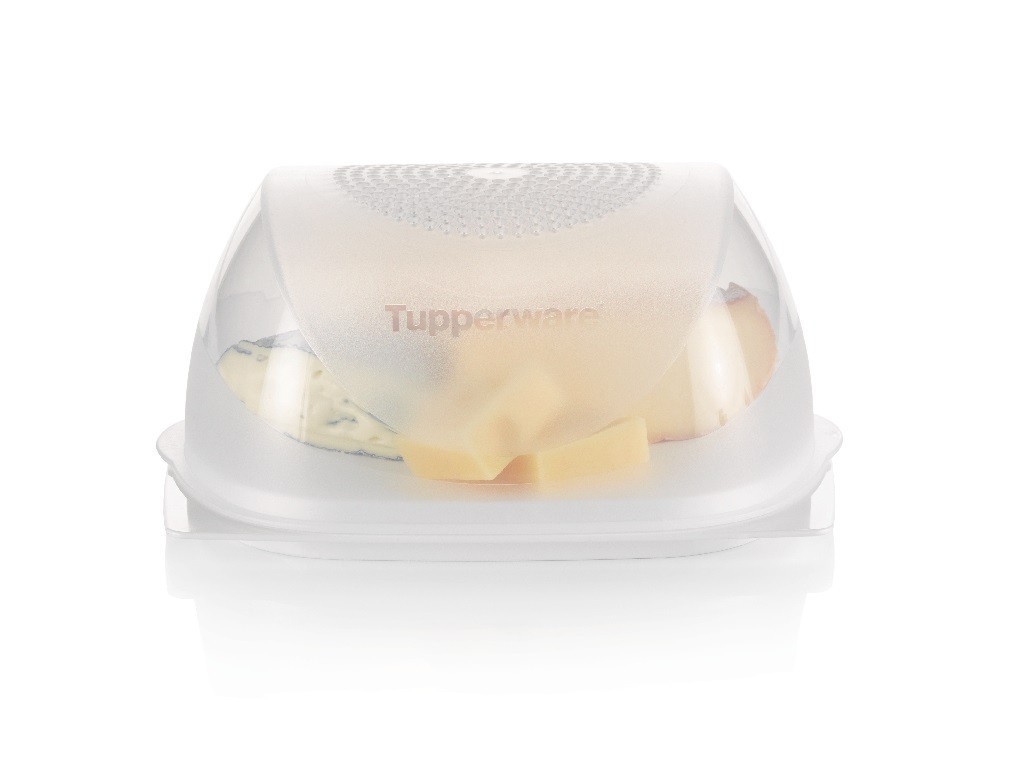 

Розумна сирниця Tupperware мала з інтегрованою решіткою