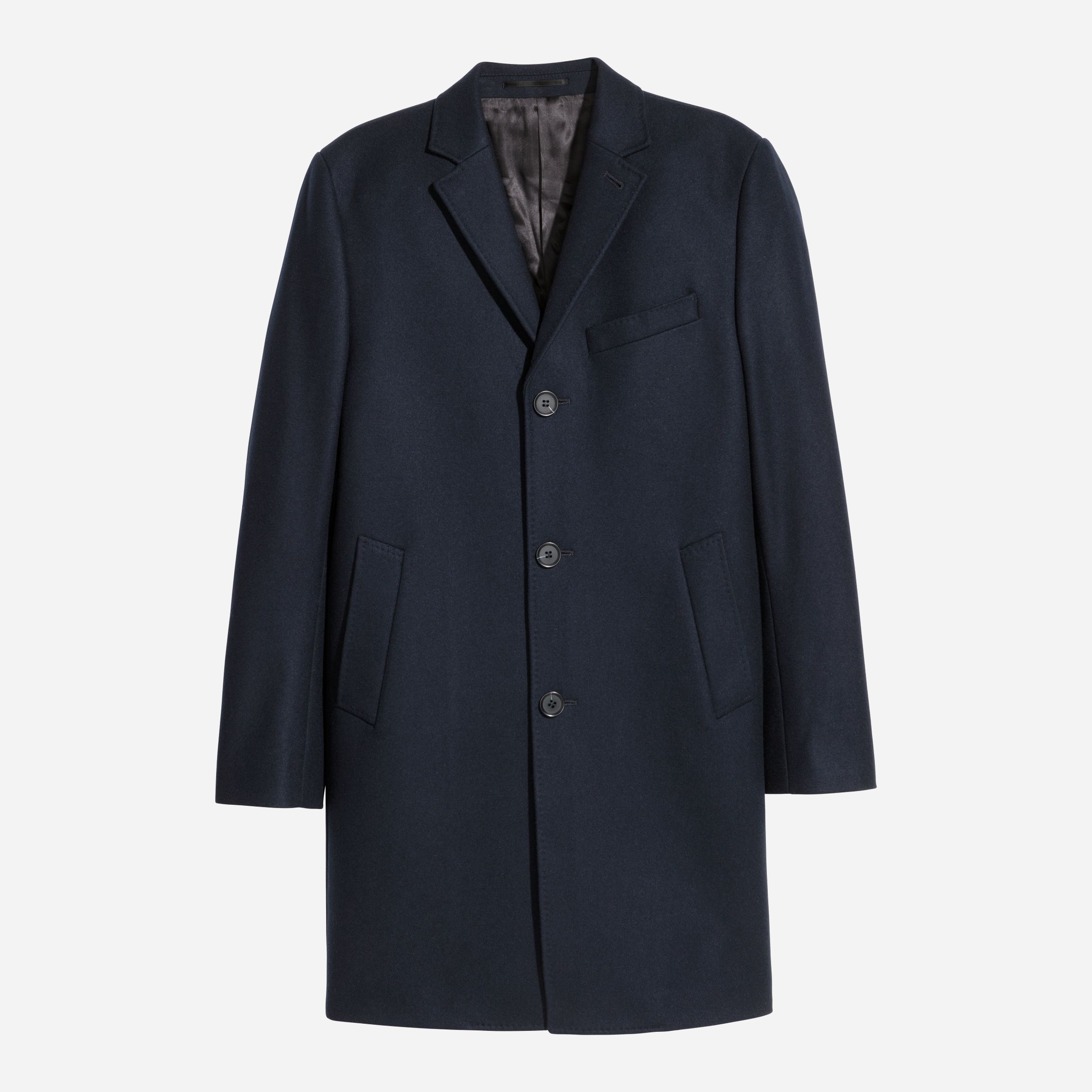 

Пальто H&M 5099897 52 Темно-синее