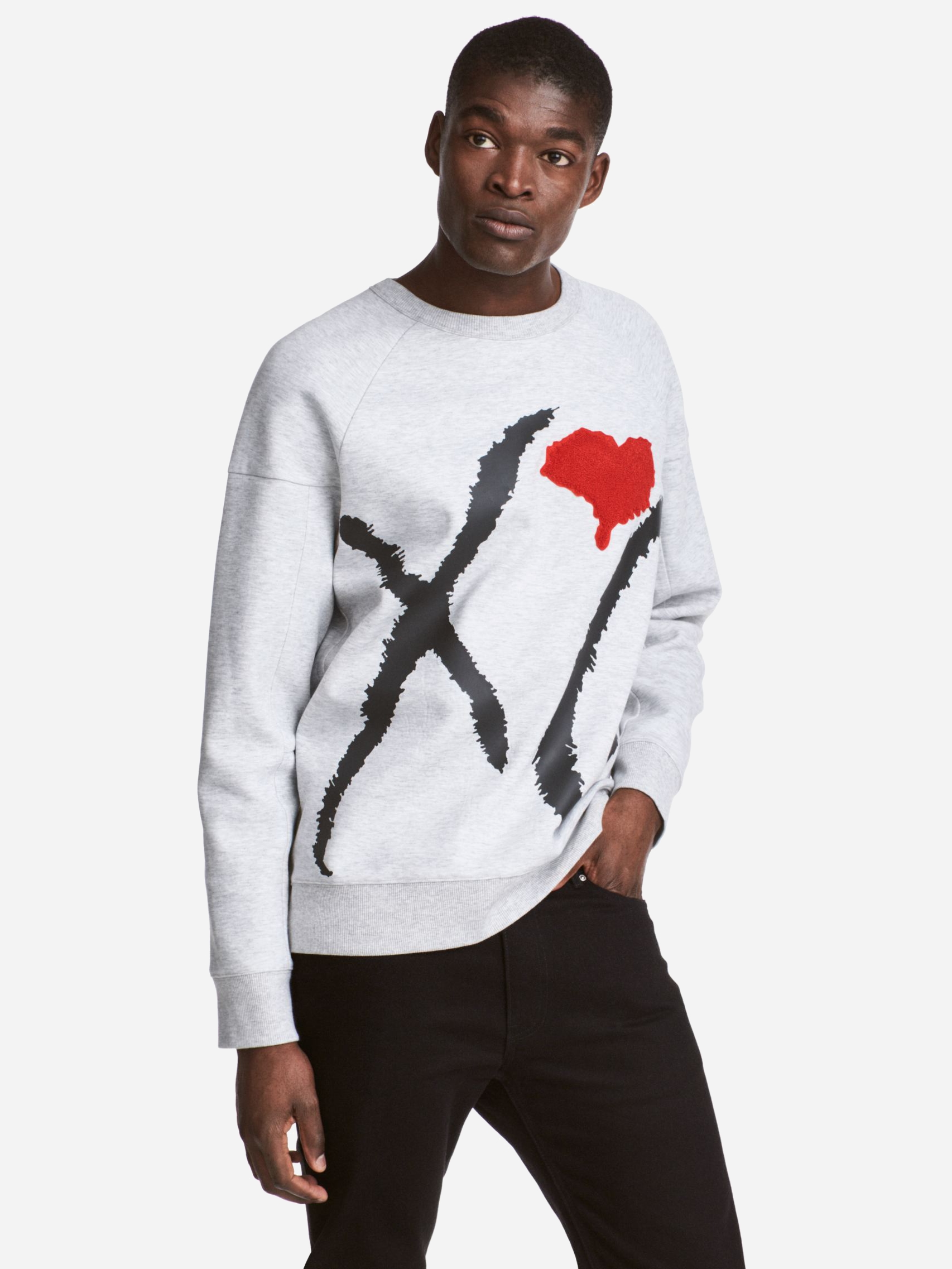 

Свитшот H&M 8534114 М Серый