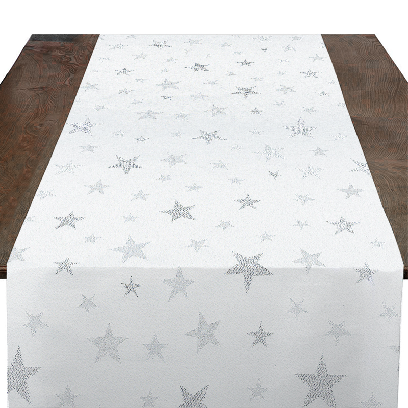 

Дорожка на стол (раннер) Time Textile Estrella Silver Серебристый TT163712-r 40x200