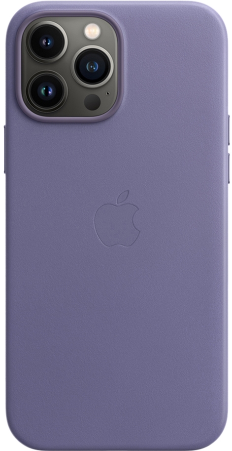 Акція на Панель Apple MagSafe Leather Case для Apple iPhone 13 Pro Max Wisteria (MM1P3ZE/A) від Rozetka UA