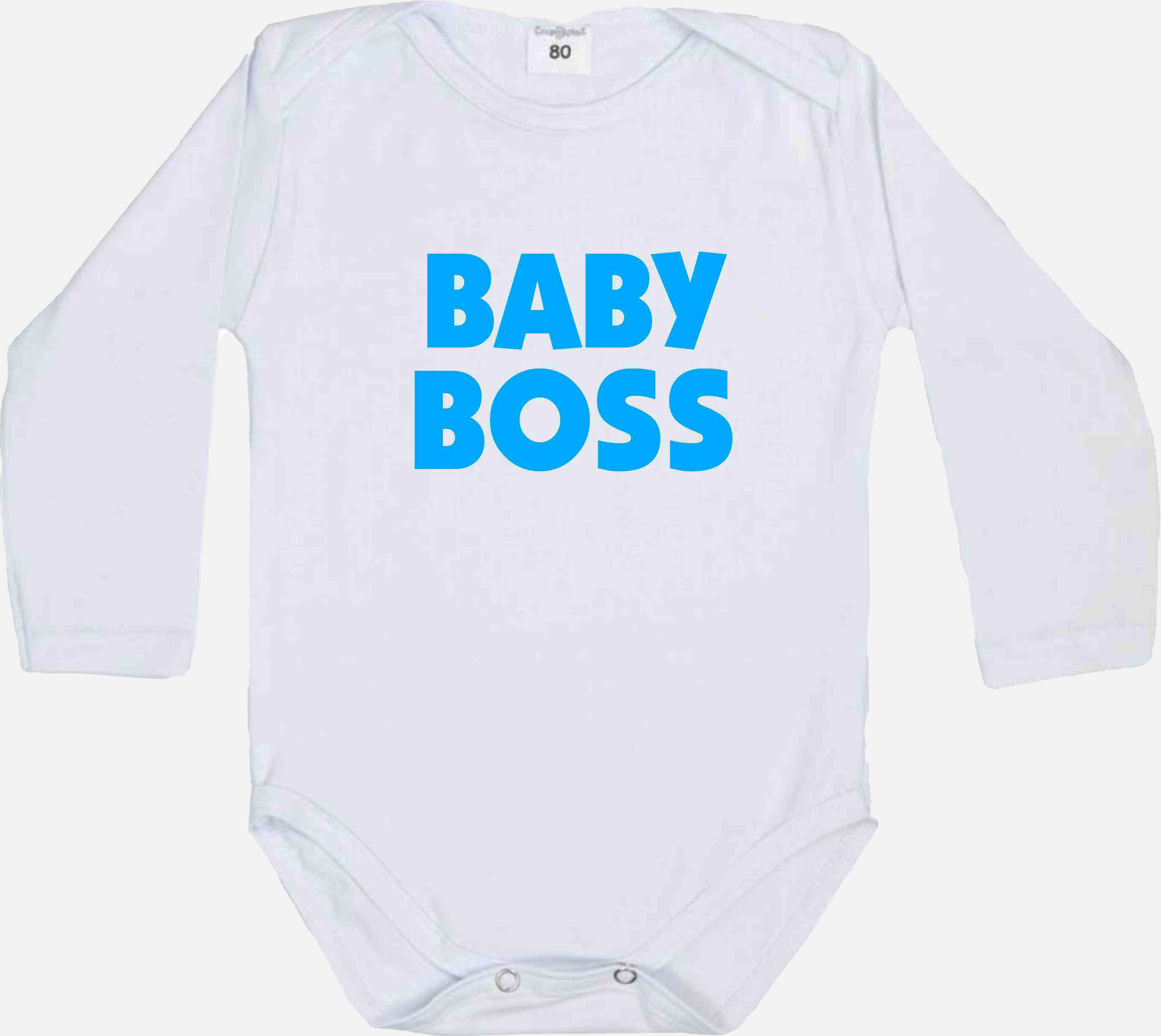 

Боди утепленное Спиногрыз Baby boss 11-00501 68-74 см Белое