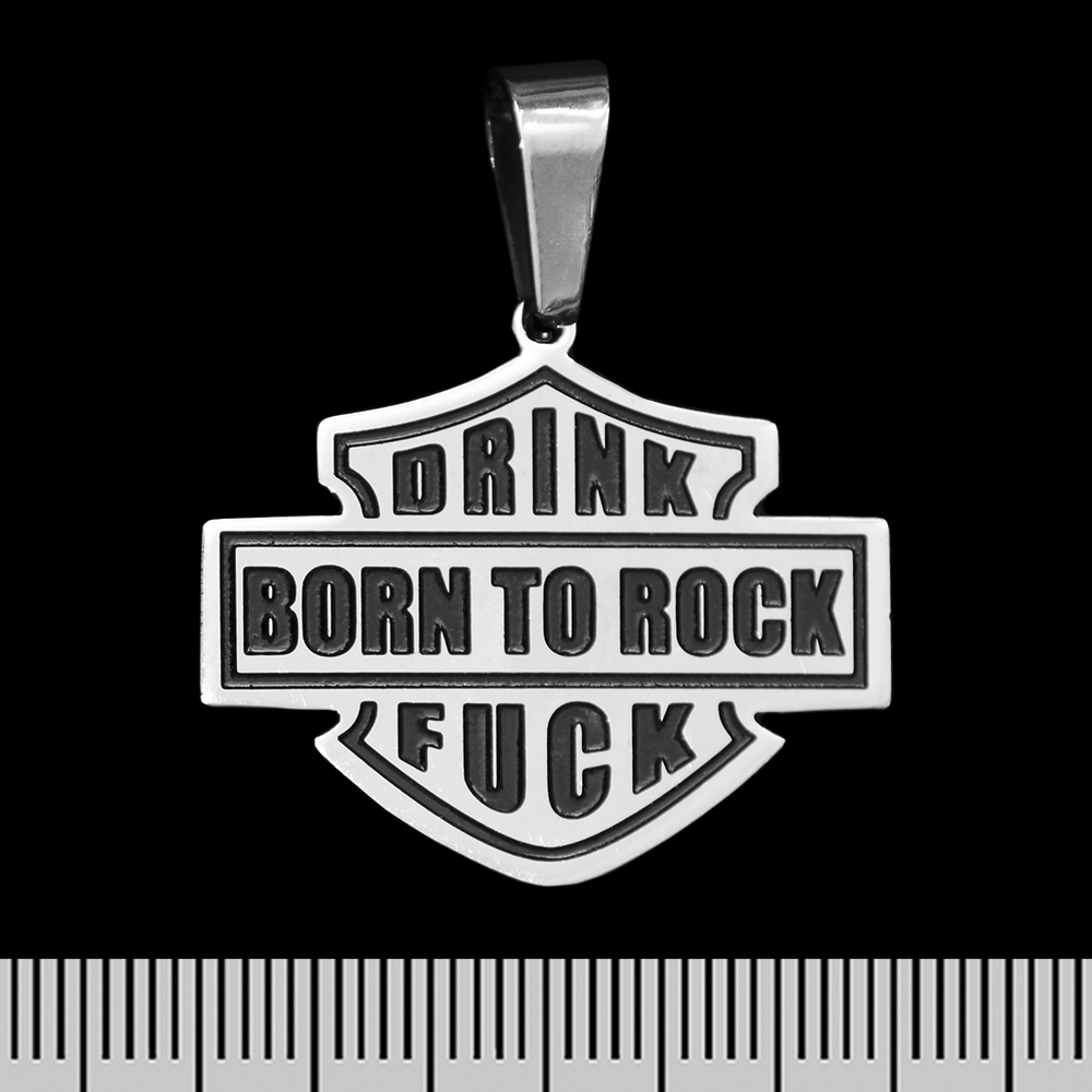 

Кулон Rockway Drink, Fuck, Born To Rock (ptsb-041) фигурный