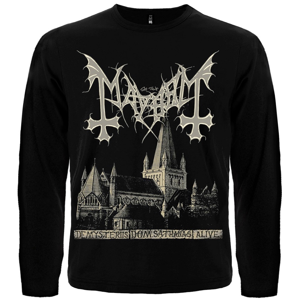 

Футболка с длинным рукавом Rockway Mayhem "De Mysteriis Dom Sathanas" Черный , Размер M