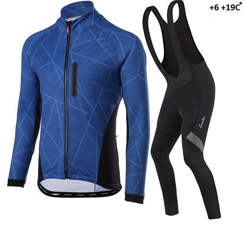 

Велокостюм Santic Elite мужской XXL Black/Blue FSL2104XXL