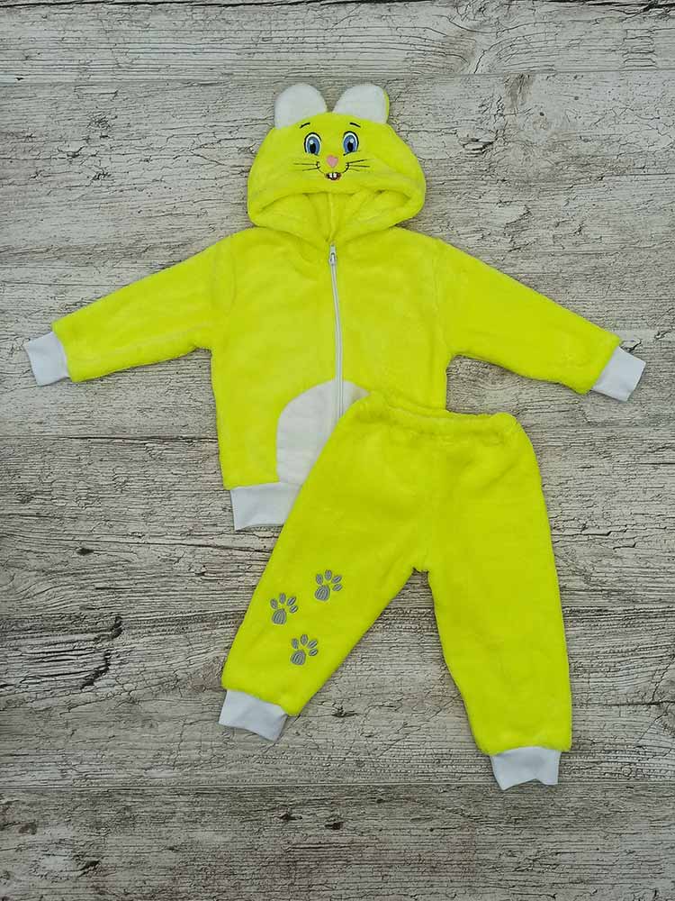 

Ясельний костюм з вишивкою Мишка жовтий 00393, 80-86 см. (1-1,5 роки)