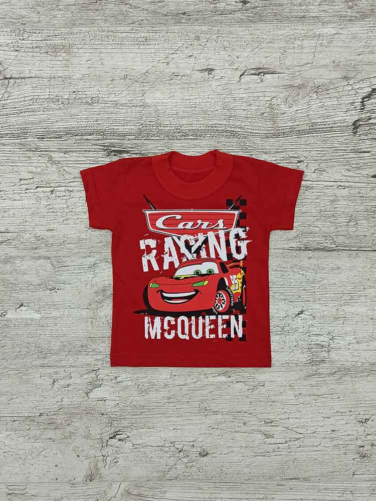 

Футболка для хлопчика червона MCQUEEN 2 00090, 80-86 см. (1-2 роки)