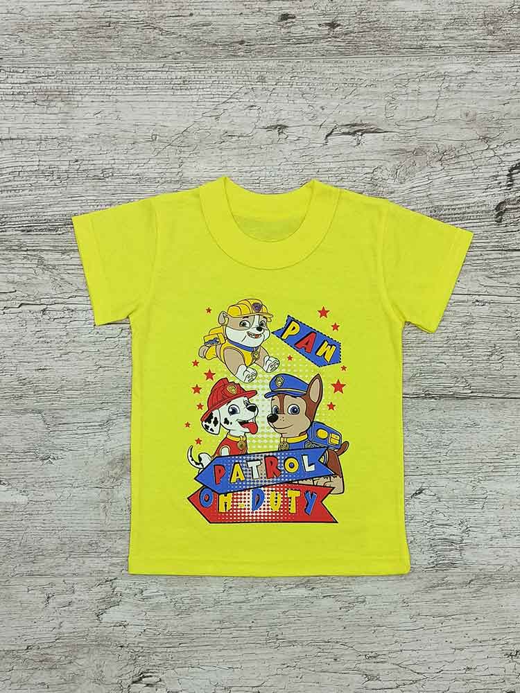 

Футболка для хлопчика жовта Patrol 00747, 80-86 см. (1-2 роки)