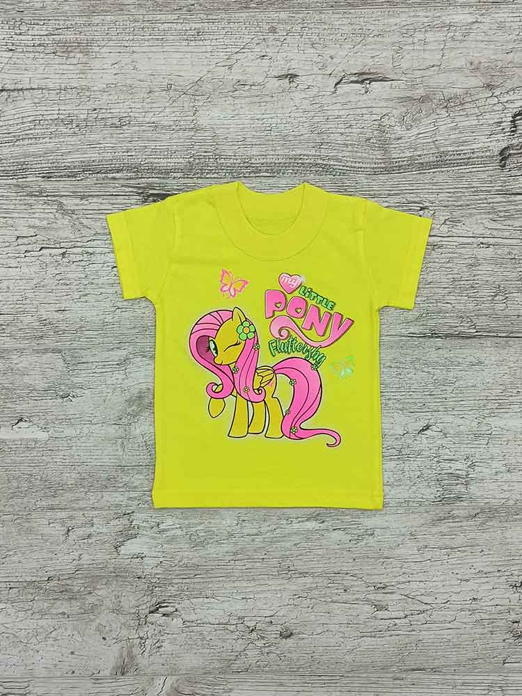 

Футболка для дівчинки жовта Little Pony 00059, 80-86 см. (1-2 роки)