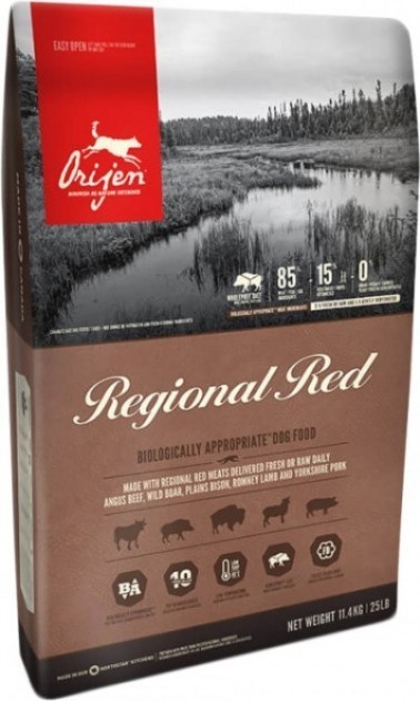 

Сухой корм для собак Orijen Regional Red со вкусом мяса и рыбы 11.4 кг (o18412)