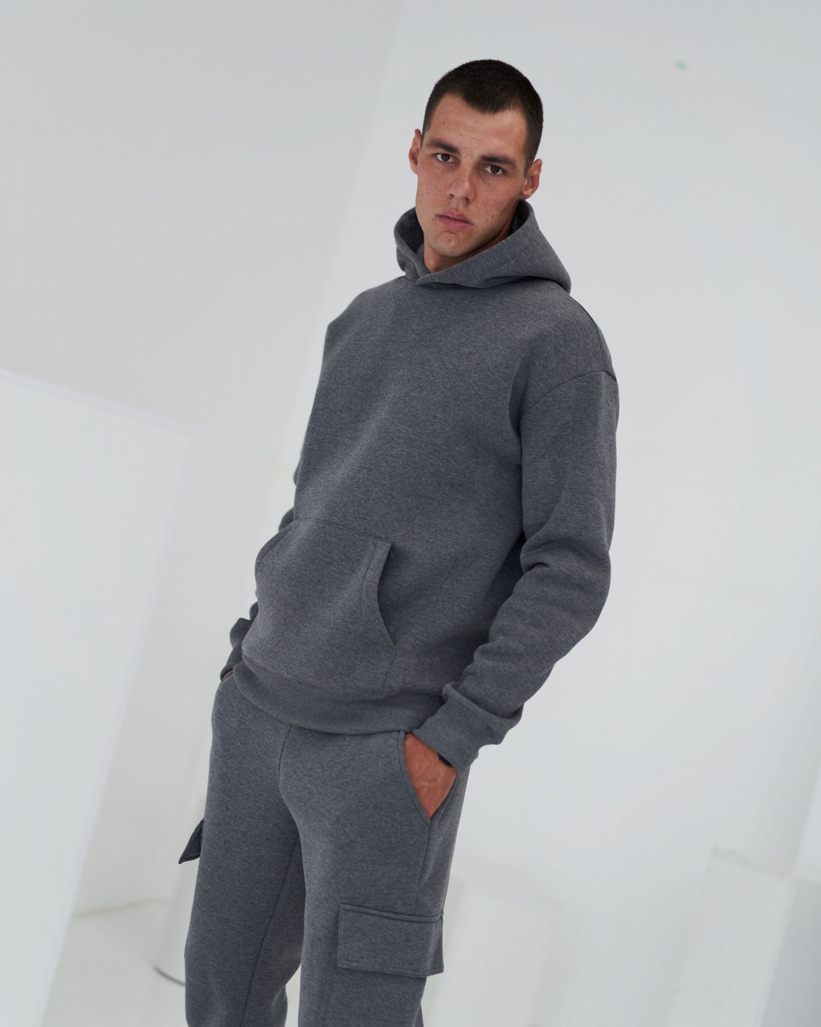 

Худи зимняя GR8 active wear модель 36w3-серый размер 3XL