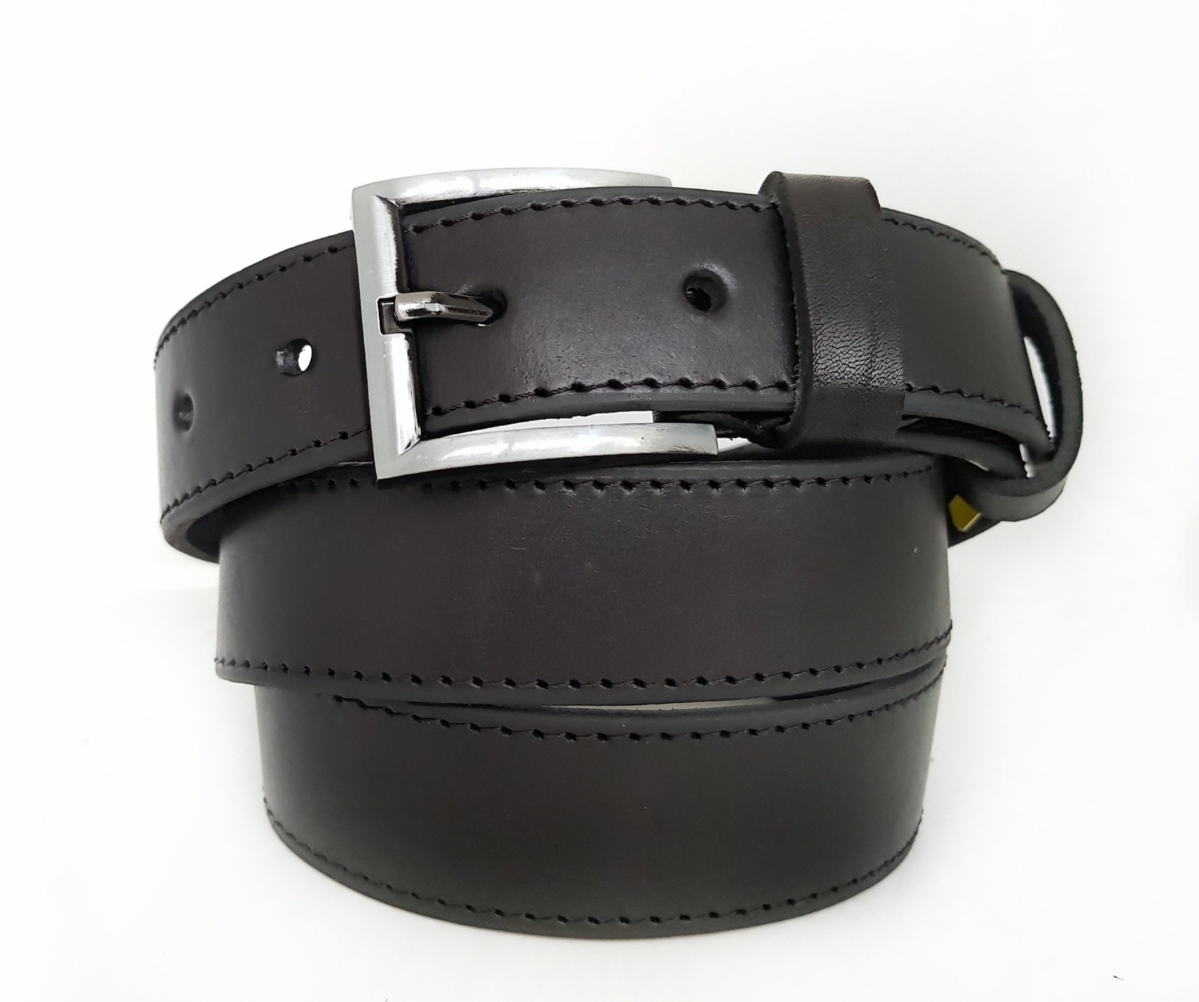

Мужской классический кожаный ремень 35мм skipper SKK0135