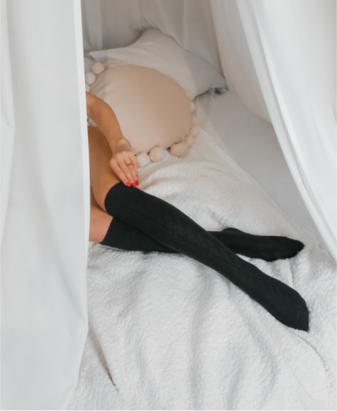 

Теплые гольфы из шерсти мериноса New socks, размер 36-39, цвет Черный (602)