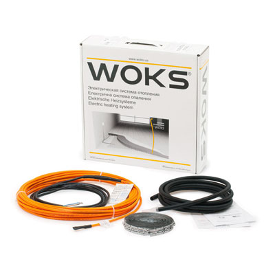 

Комплект для теплого пола двухжильный Woks 17 990 Вт, 61 м